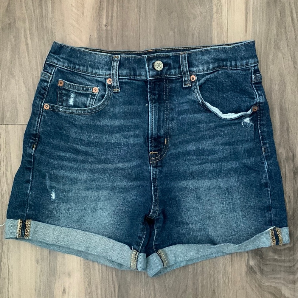 Denim shorts